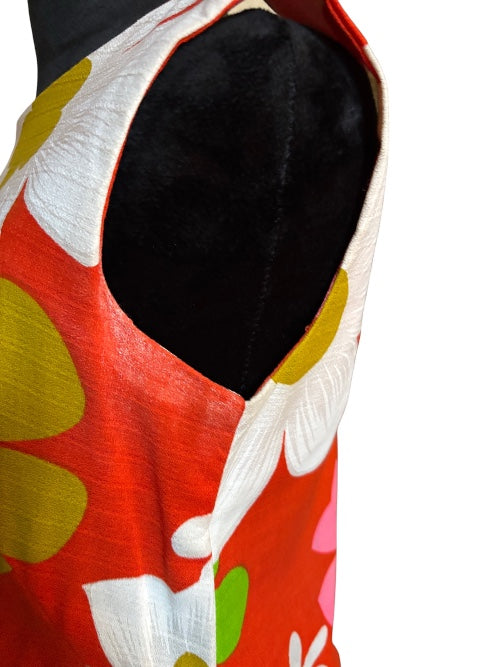 Vintage Tohki Hawaii Floral Maxi Dress