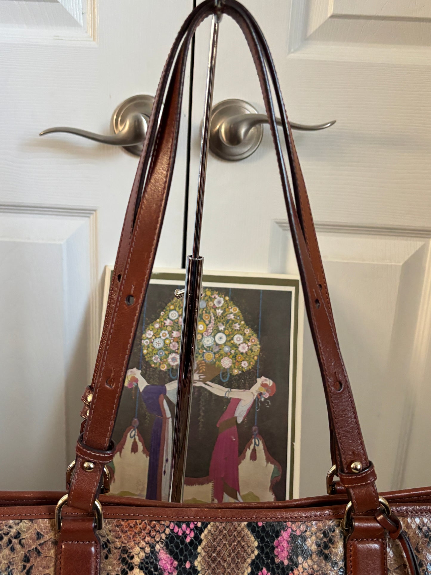 Brahmin Snake Print Tote