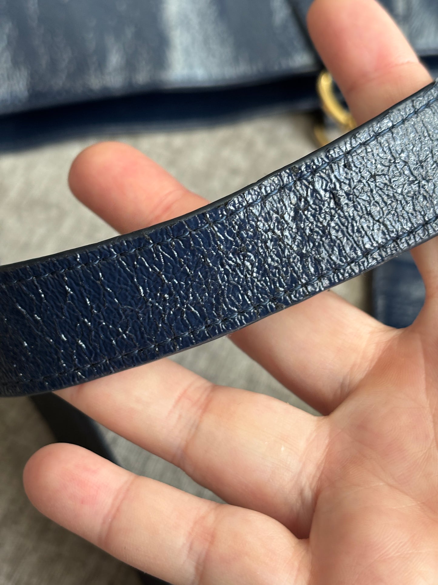 HOBO Navy Blue Large Tote