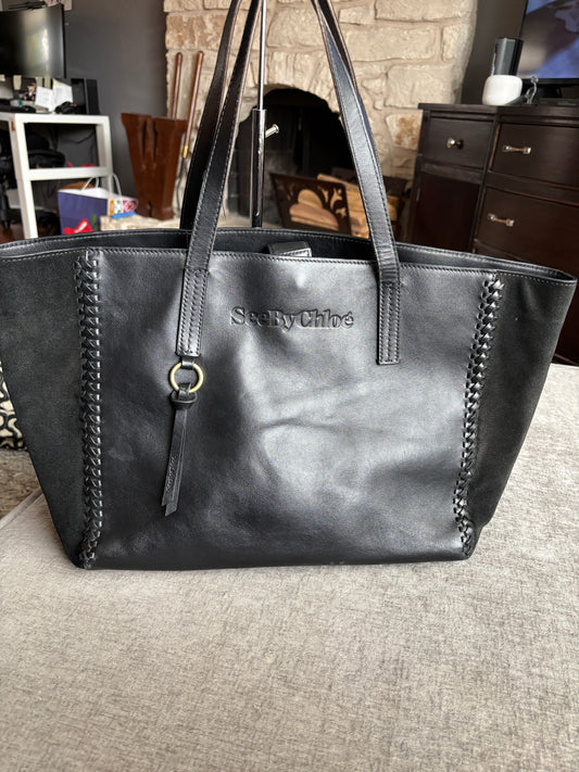 See by Chloe Large Leather Tote