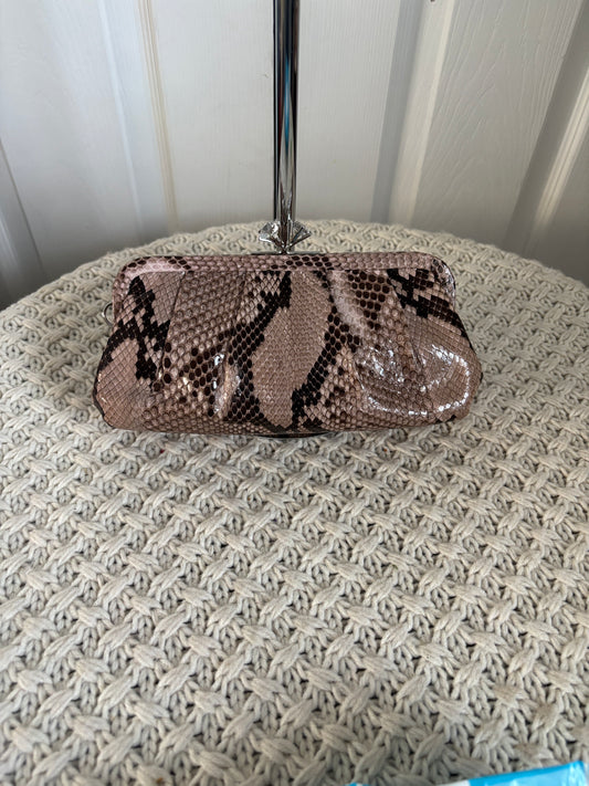Very Rare Vintage Coach Sample Python Clutch, Made in Italy