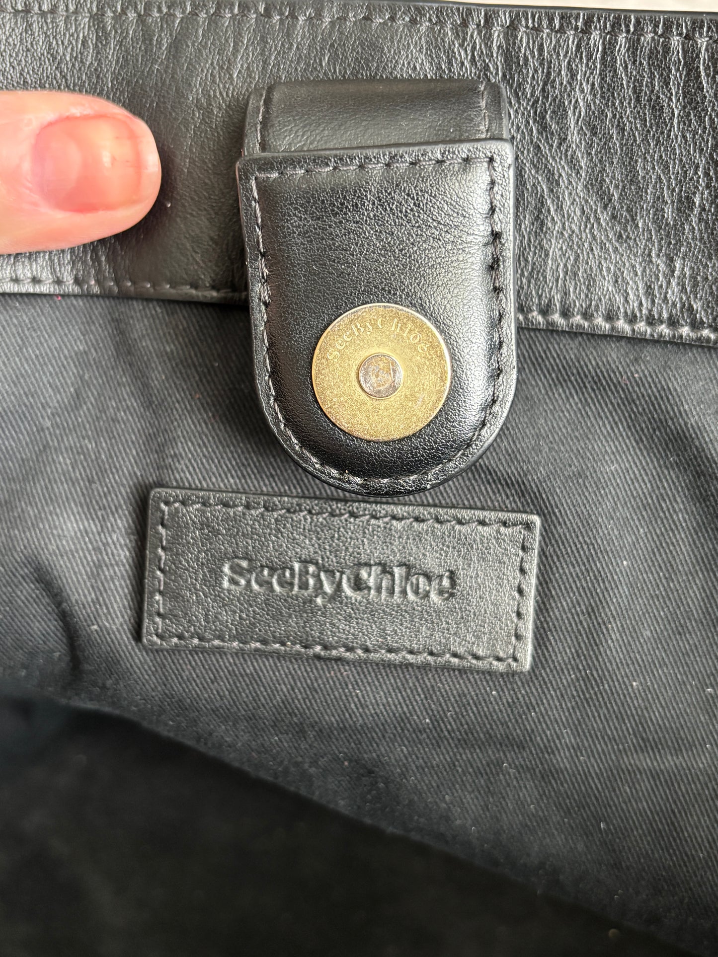 See by Chloe Large Leather Tote