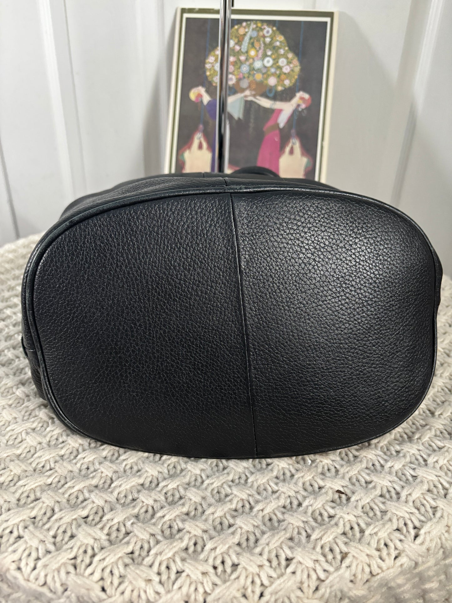 Boden Leather Bucket Bag