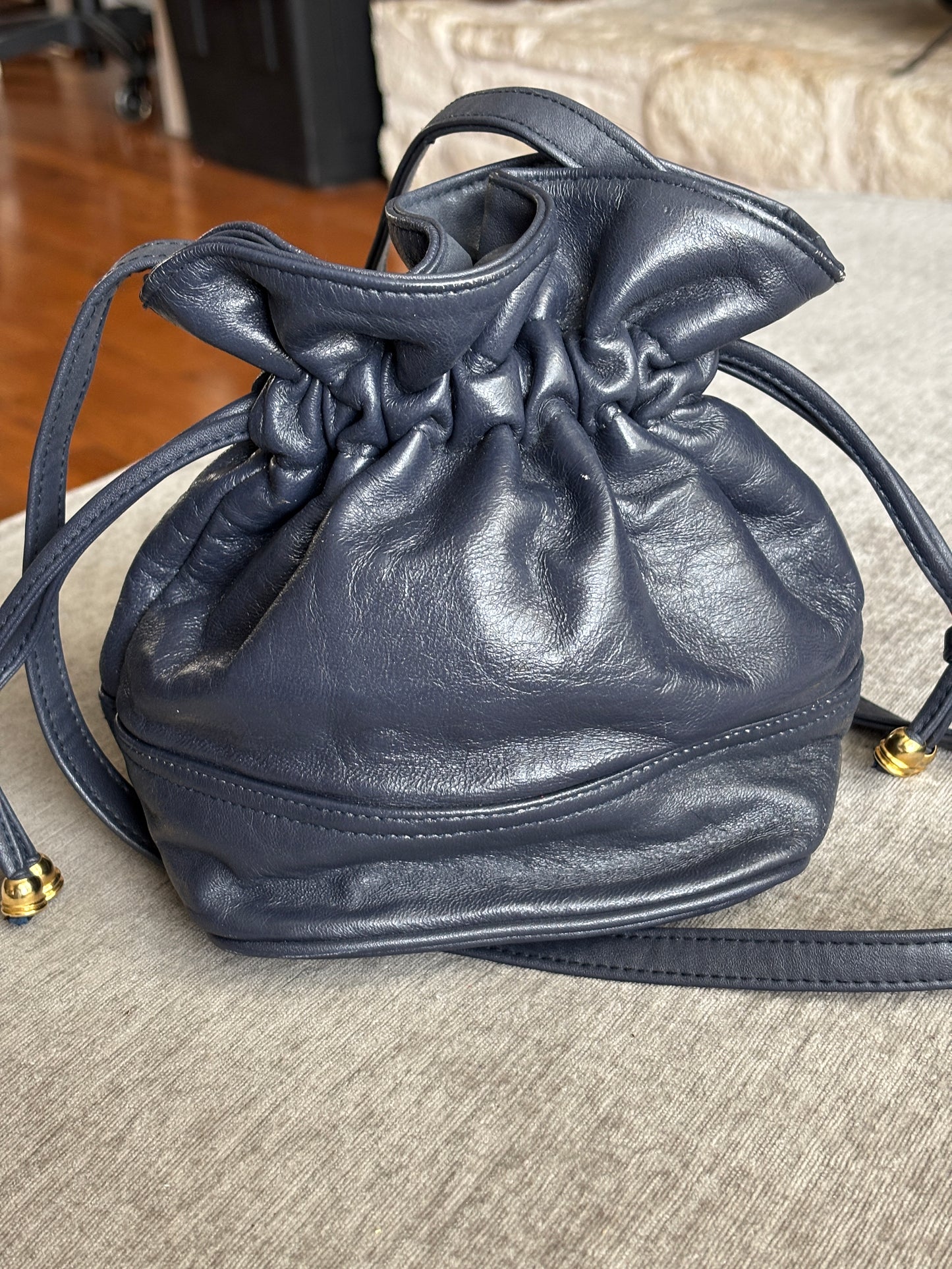 Vintage Drawstring Bag