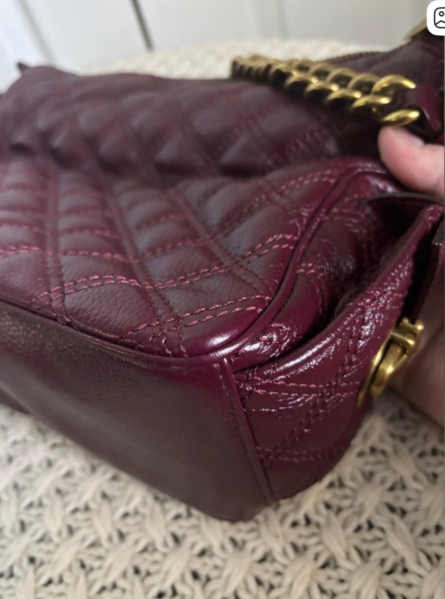 EUC with Tags Marc Jacobs Lux Quilted Satchel