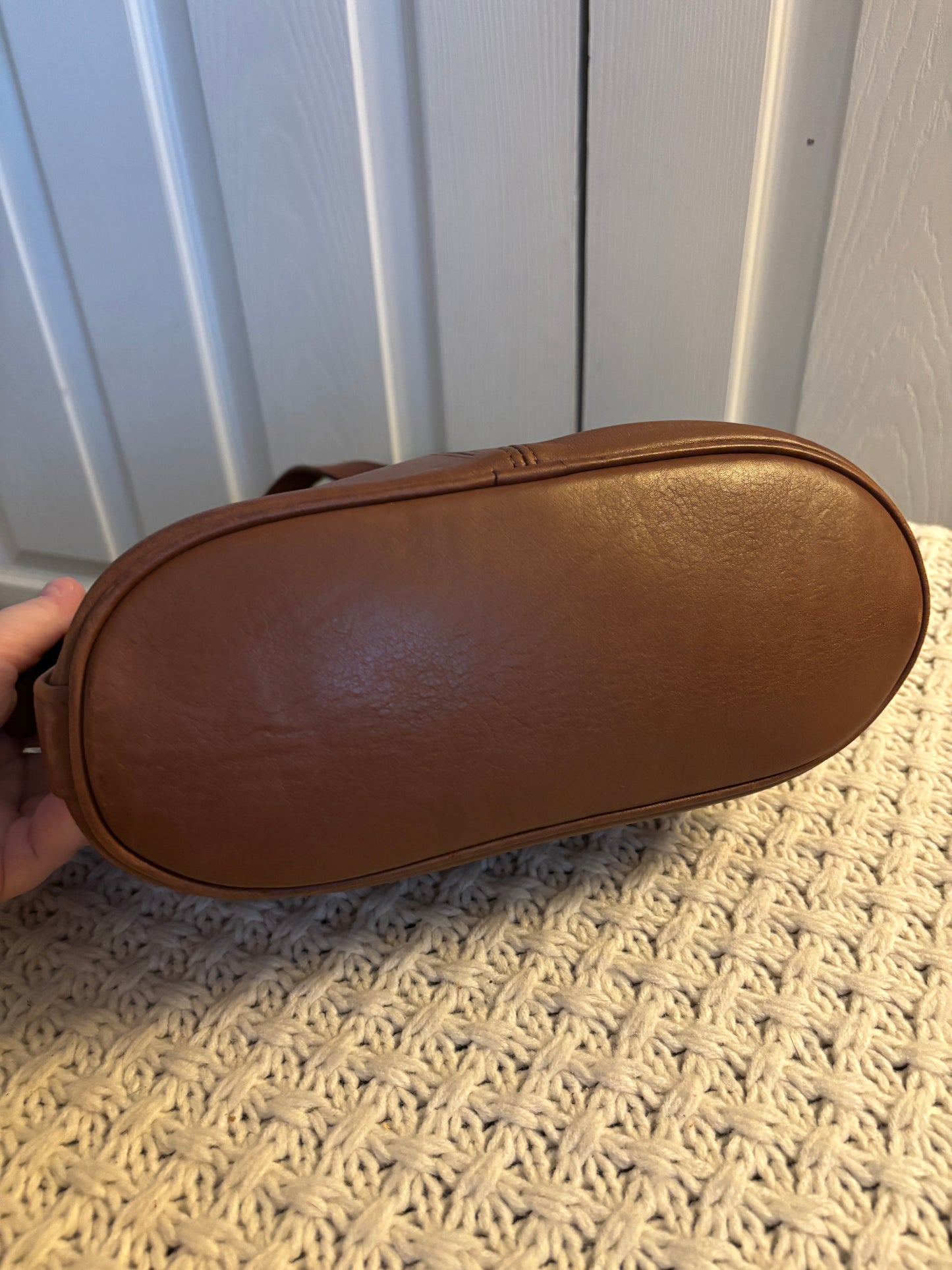 Vintage Coach Worth Bag, British Tan