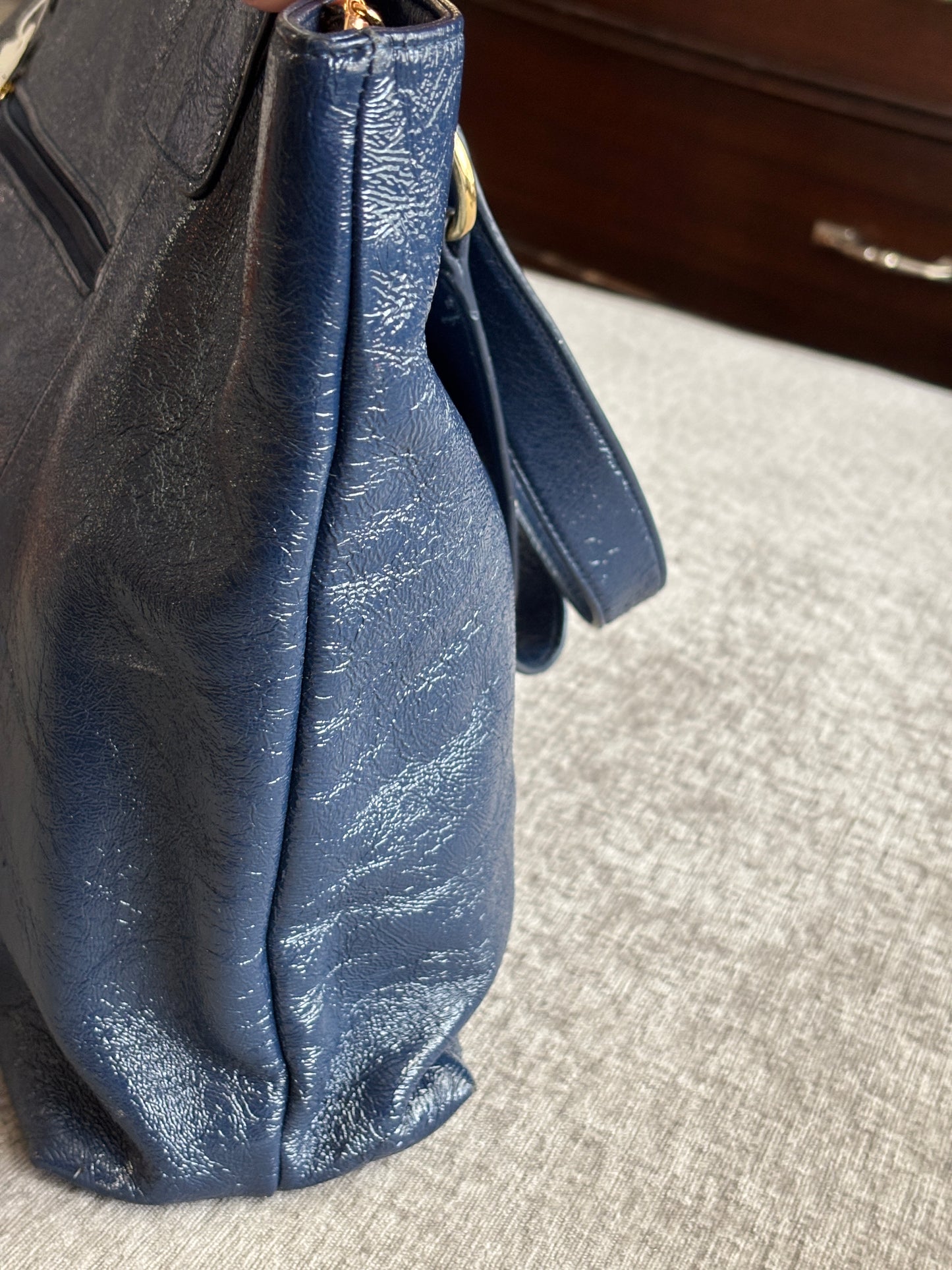 HOBO Navy Blue Large Tote