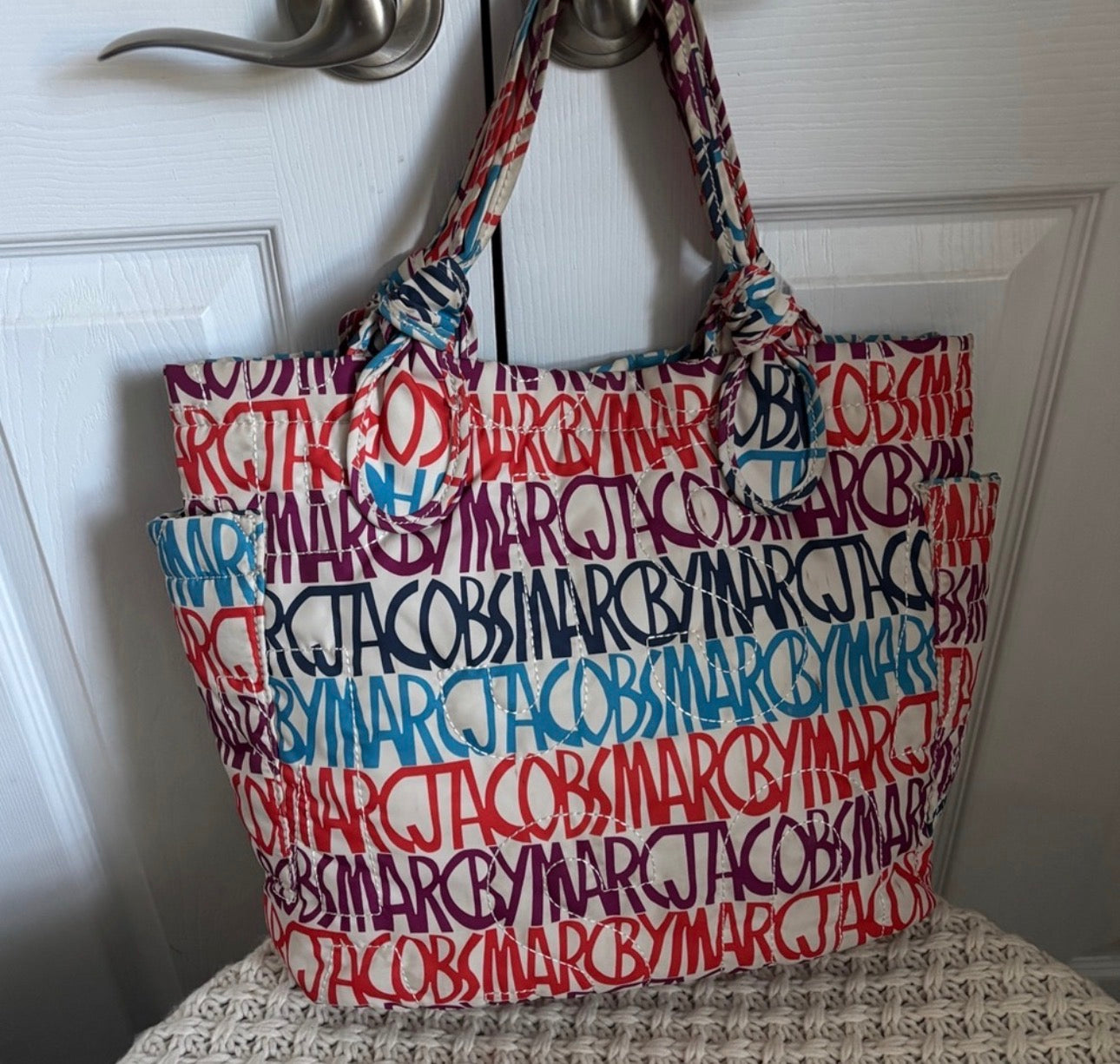 Marc Jacobs Colorful Canvas Hobo