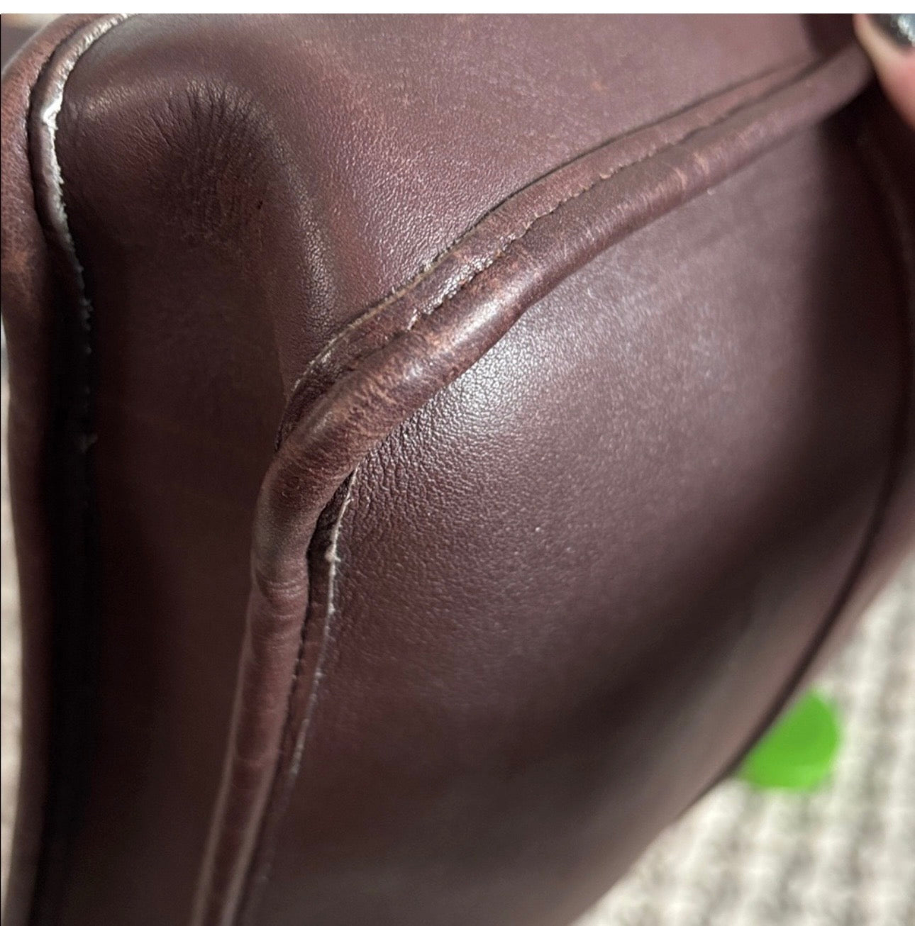 Vintage Coach Mahogany Portfolio Bag