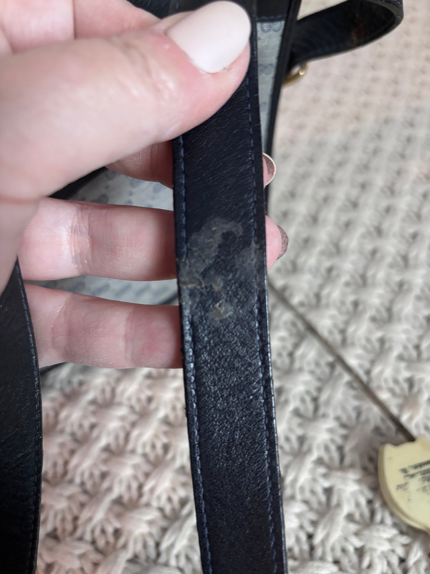 Vintage Gucci Micro GG Crossbody Bag