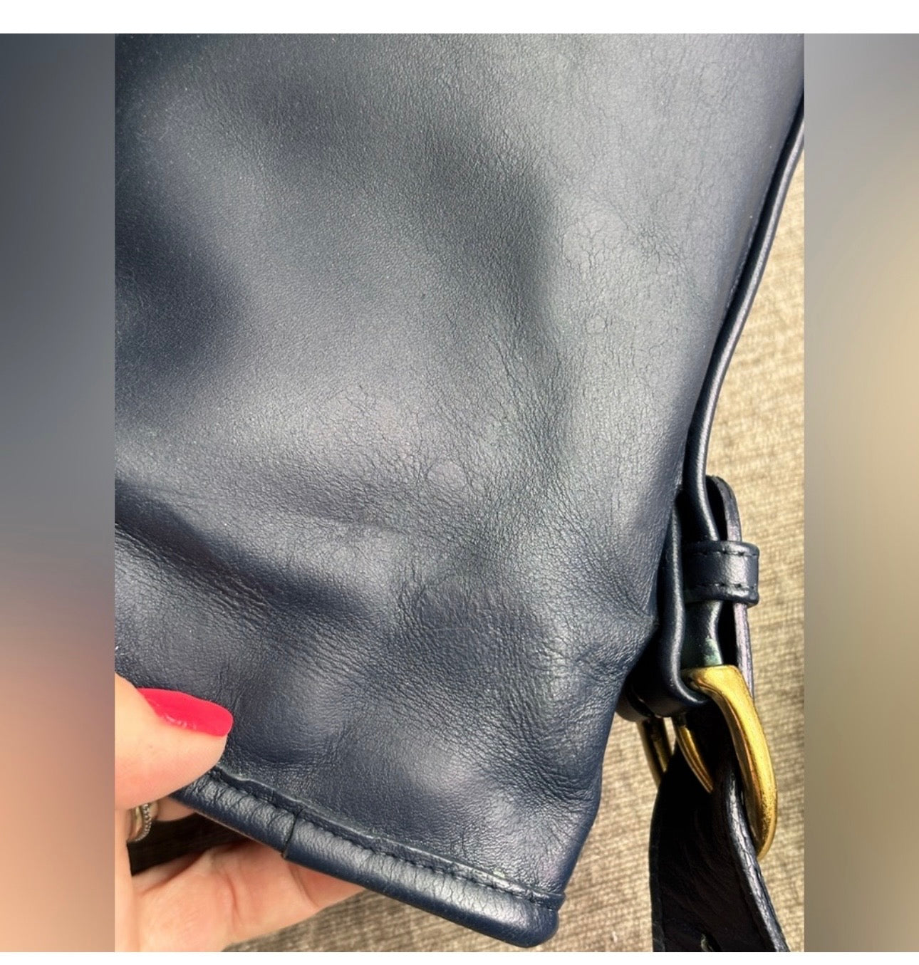 Vintage Coach Bleeker Bucket Bag, #4153