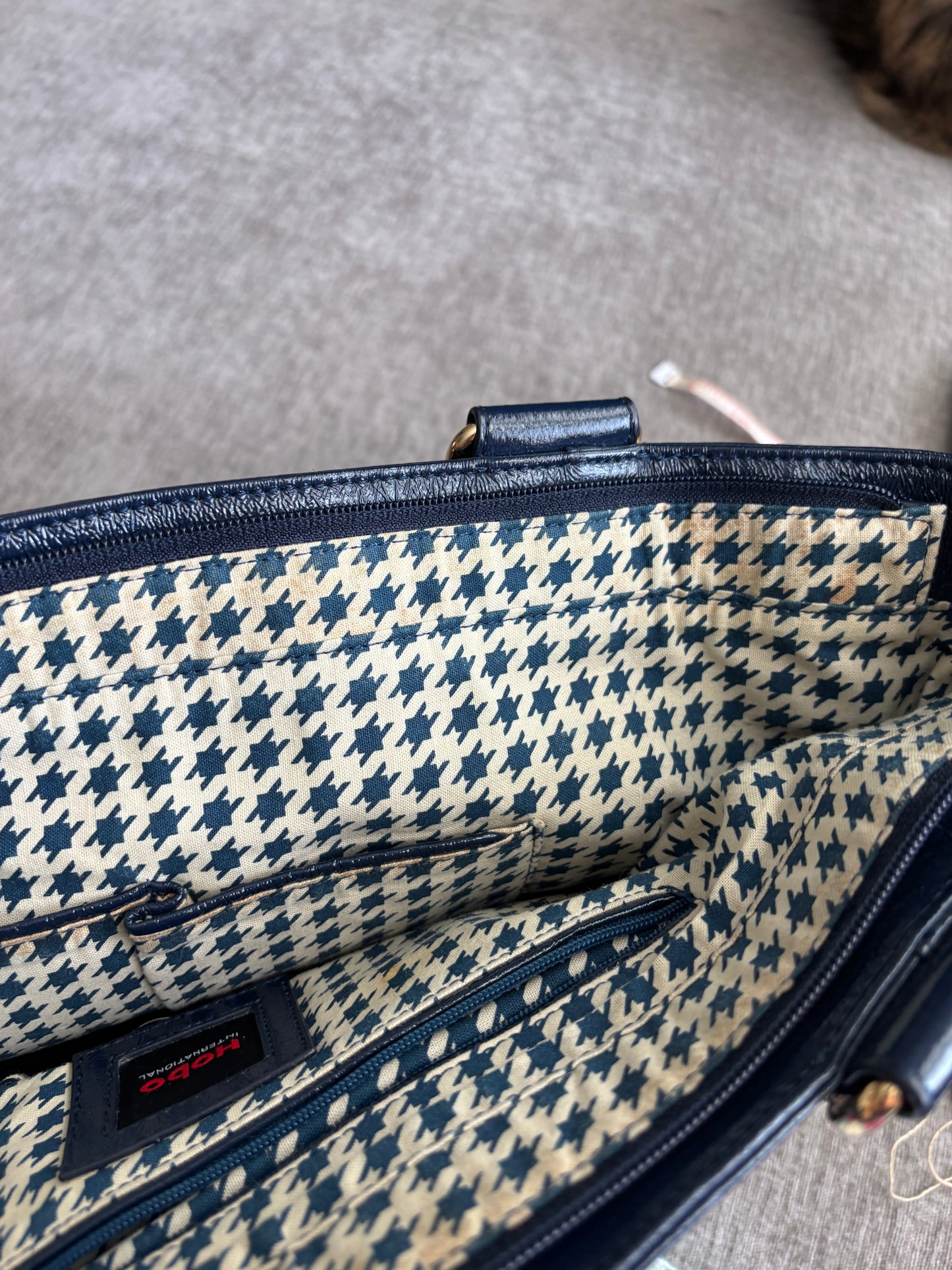 HOBO Navy Blue Large Tote