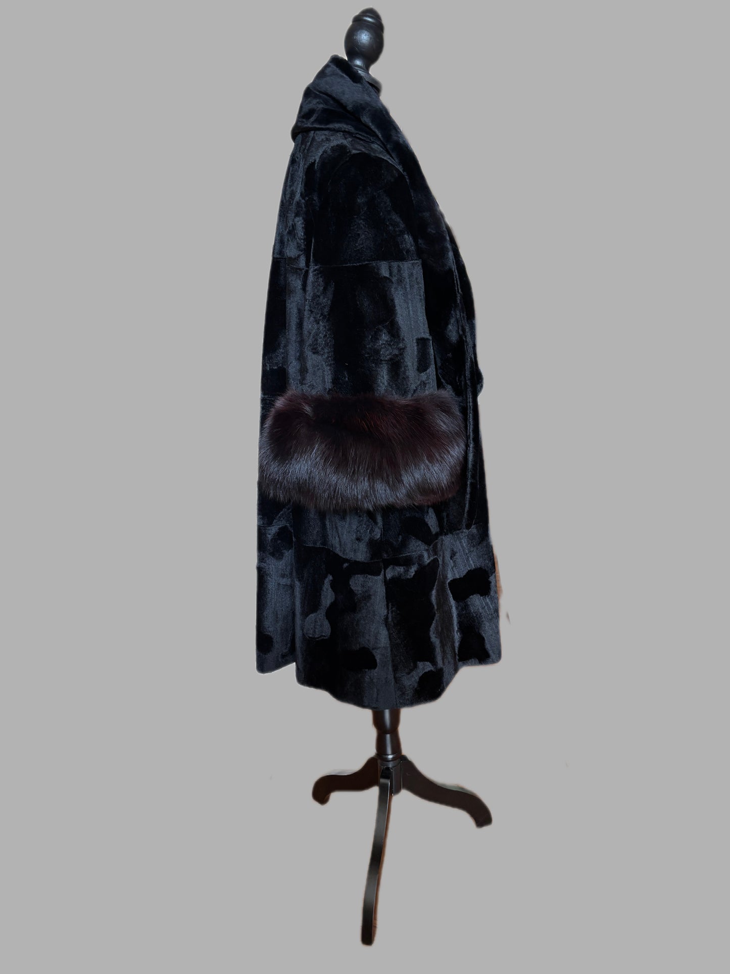Lilly Anne Coat with Fur Cuffs