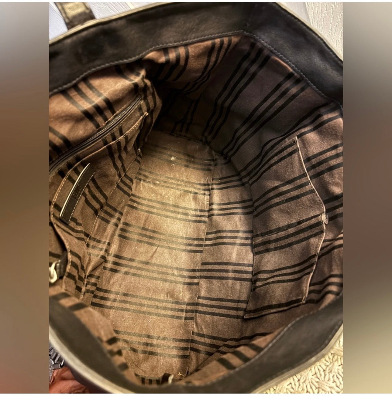 EUC Frye Black Leather Tote