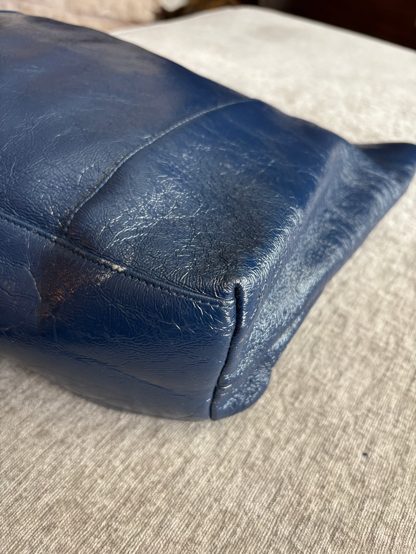 HOBO Navy Blue Large Tote