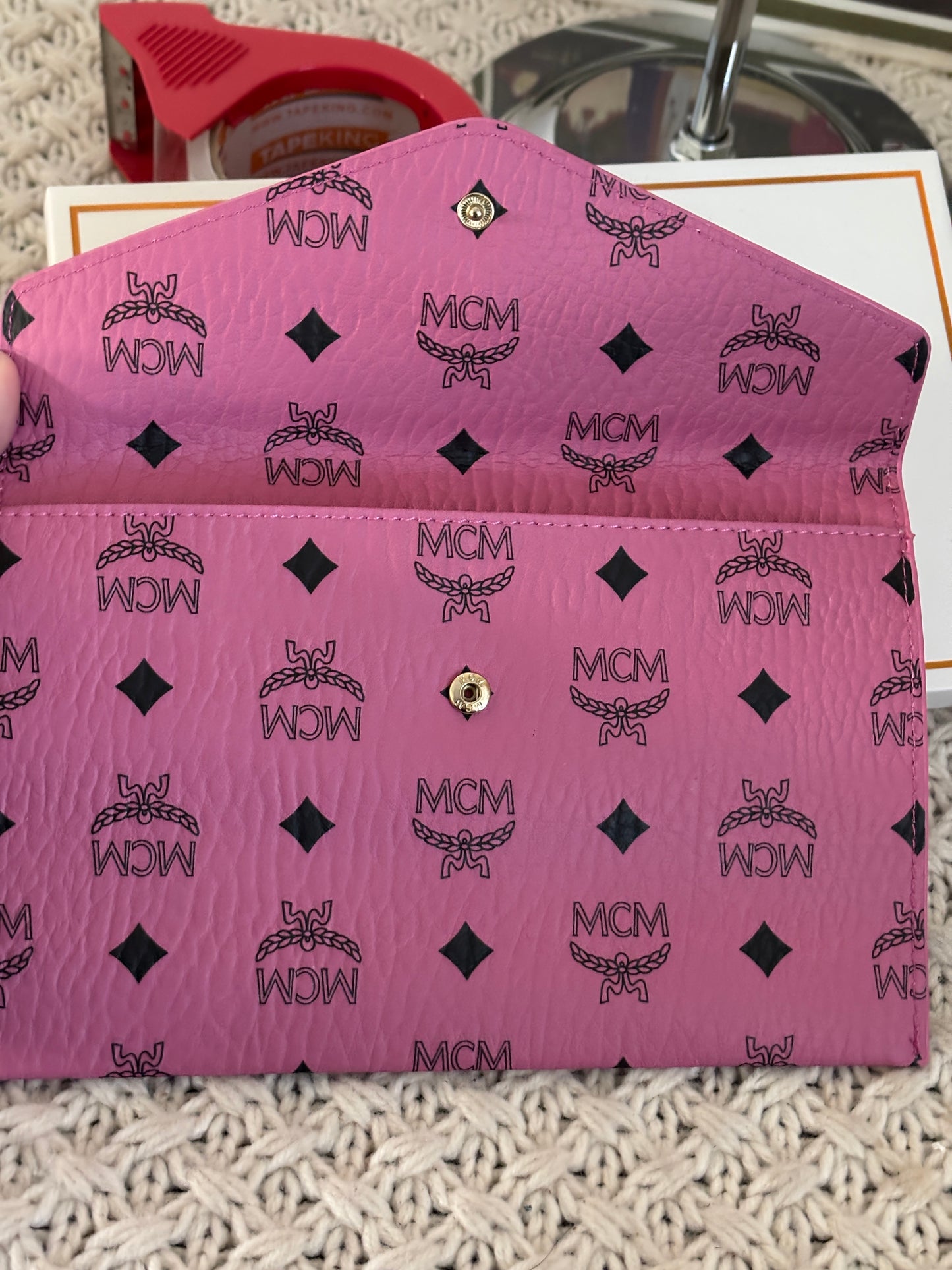 New in Box MCM Envelope Clutch