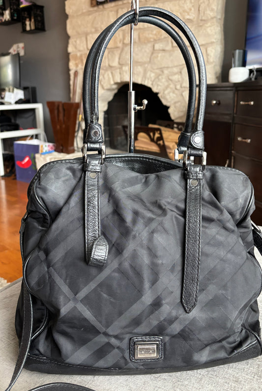 Burberry Nova Check Satchel