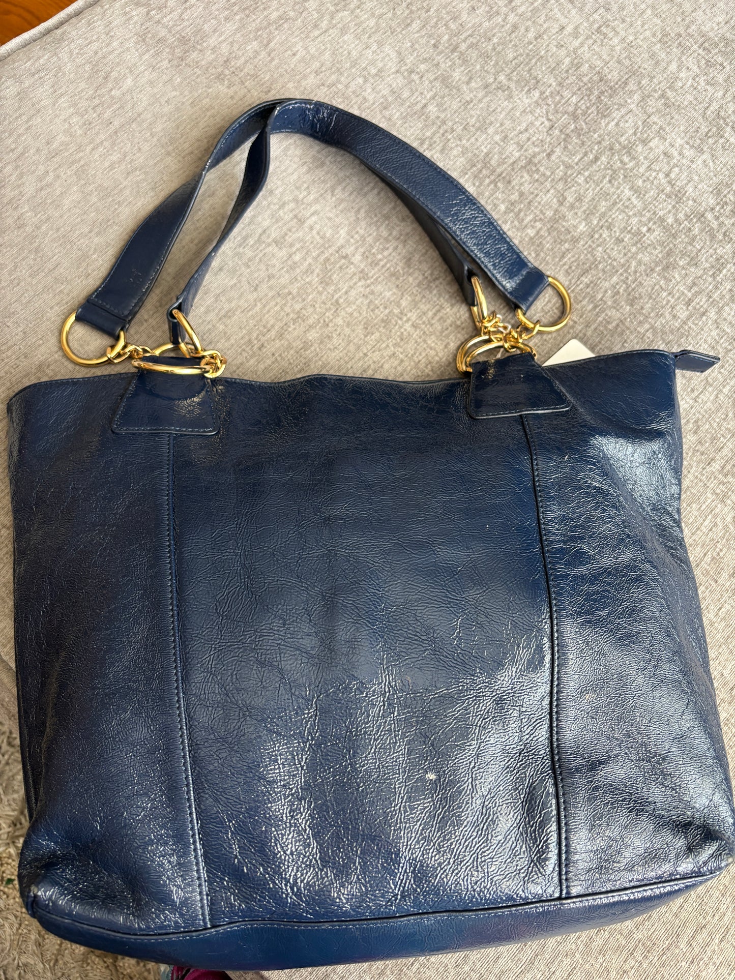 HOBO Navy Blue Large Tote