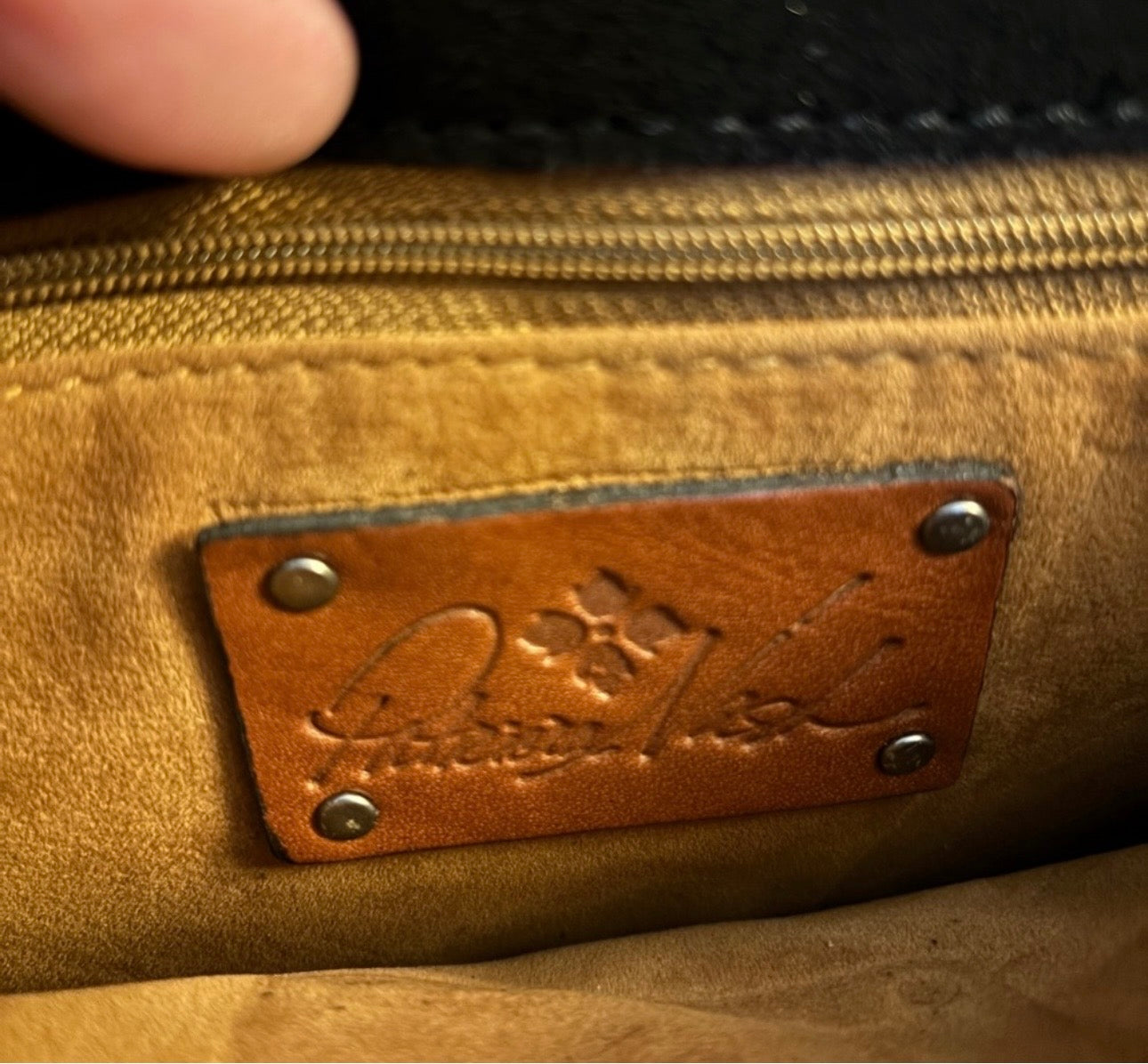 NWT Patricia Nash Andrea Crossbody with Tooled Leather