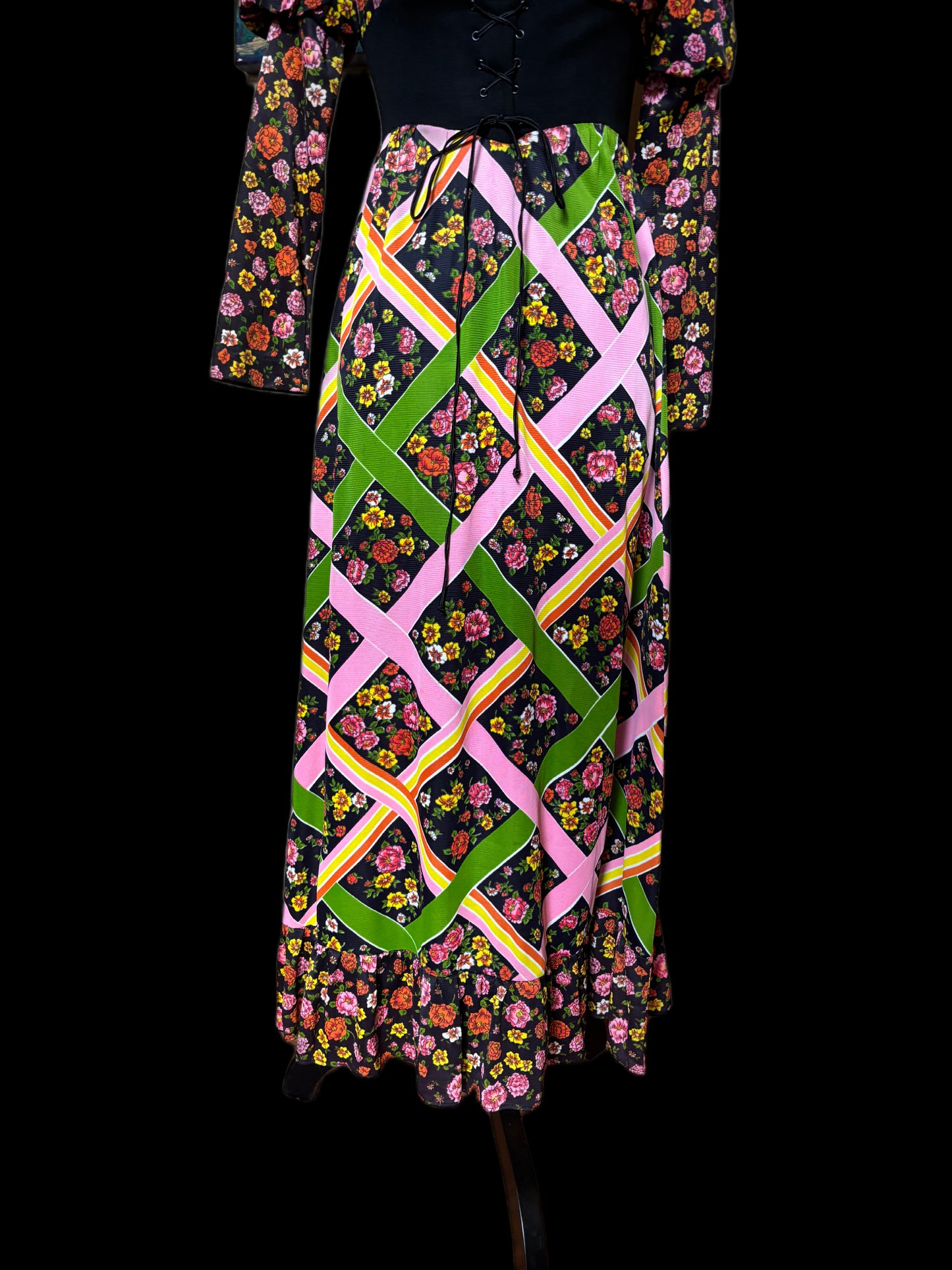 Vintage Patty O’Neil Cinch Waist Dress