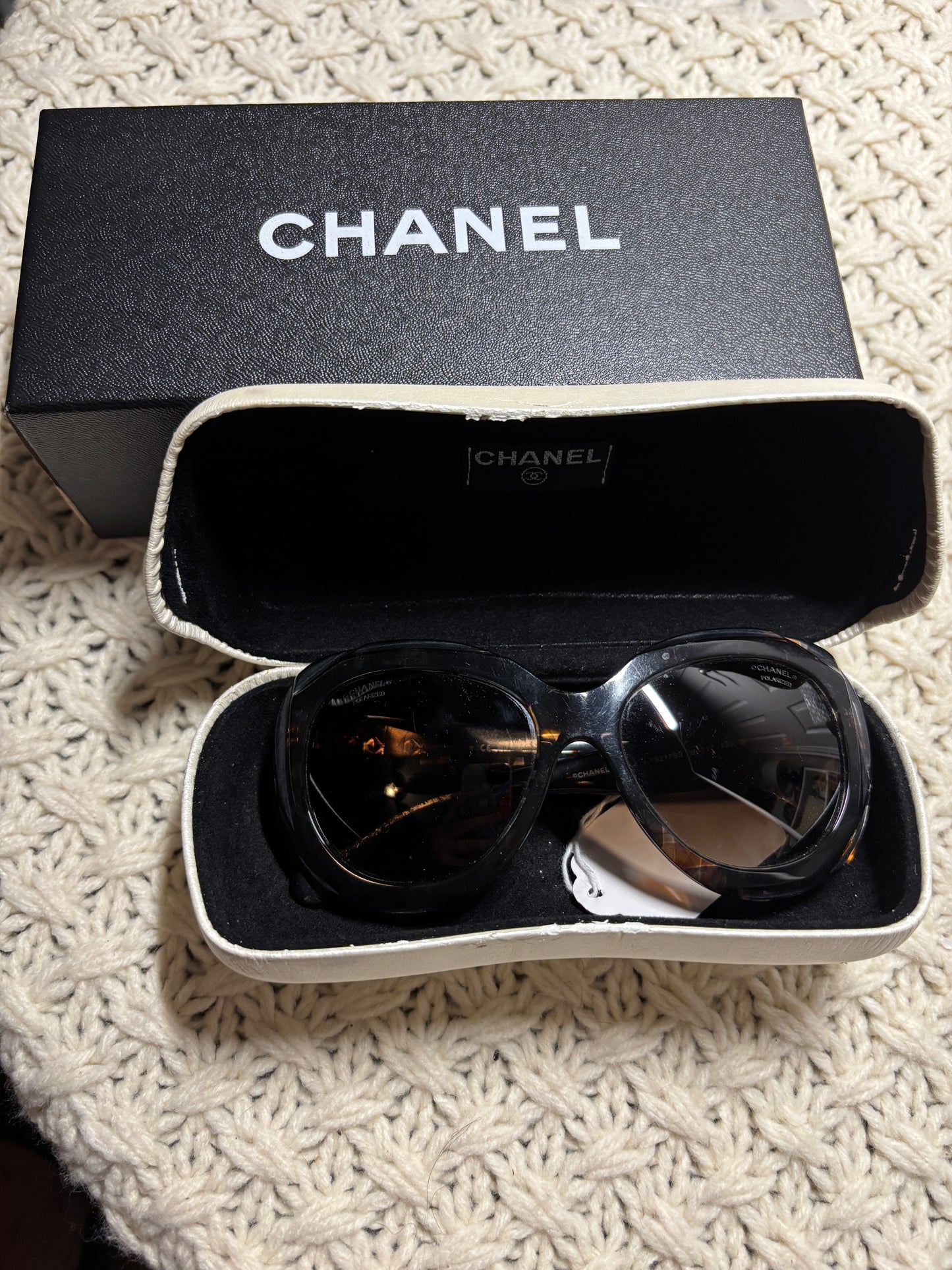 Chanel Sunglasses with Case and Box