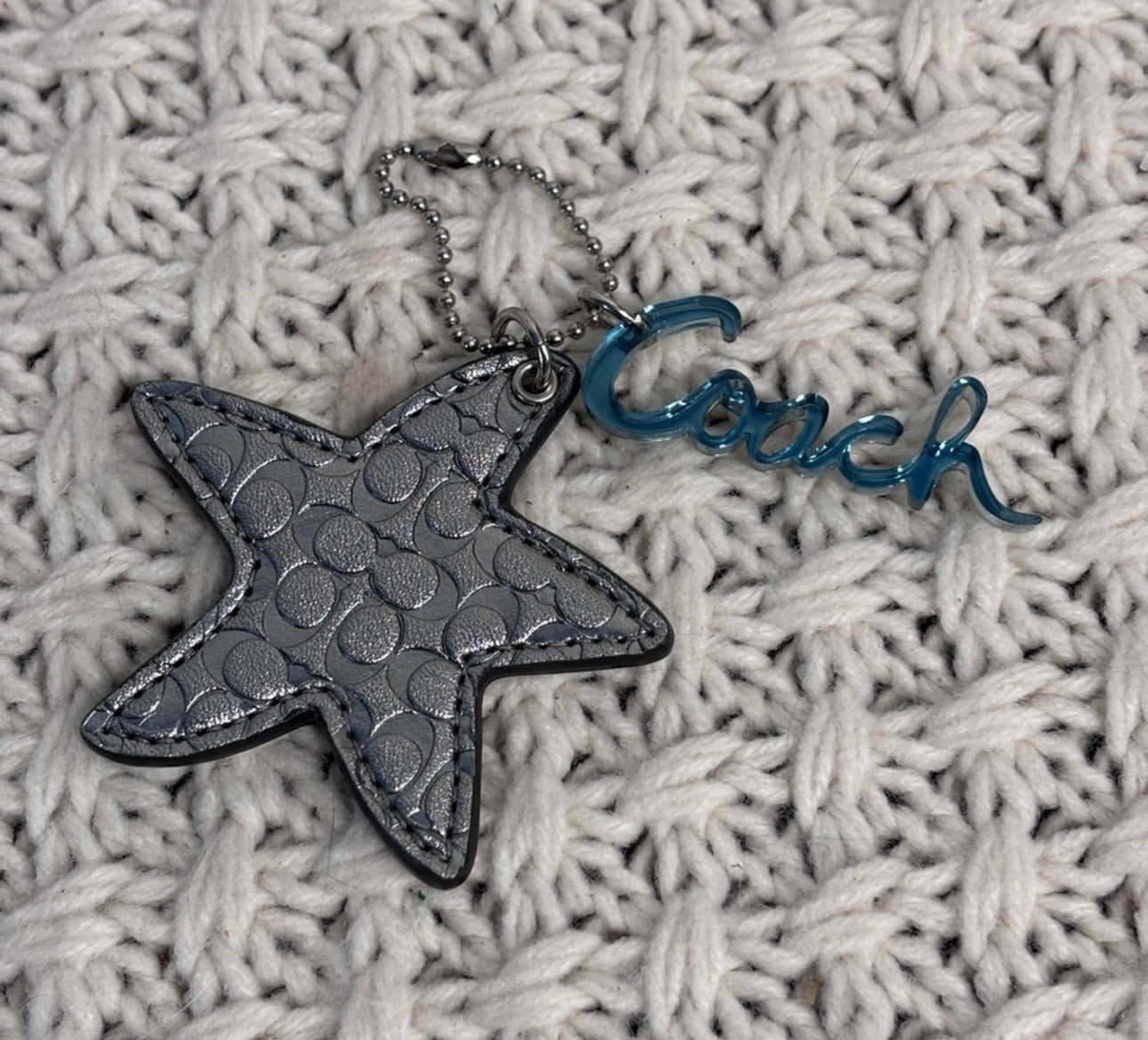 Starfish and Coach Bag Charms
