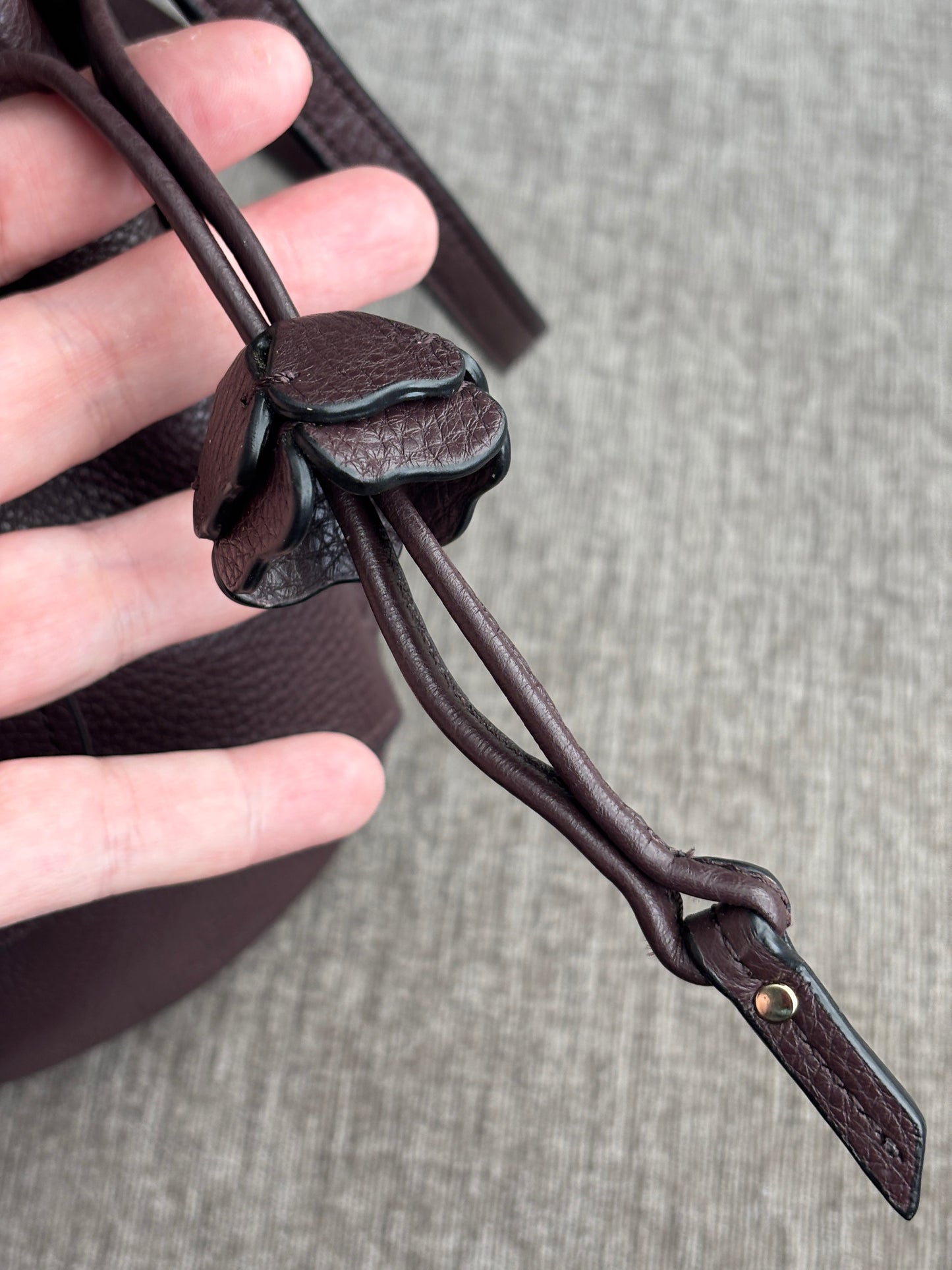 Coach Floral Embroidered Petal Bag, Oxblood