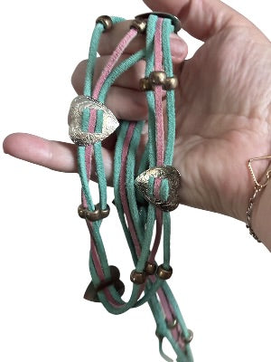Vintage 1980s Heart Concho Belt