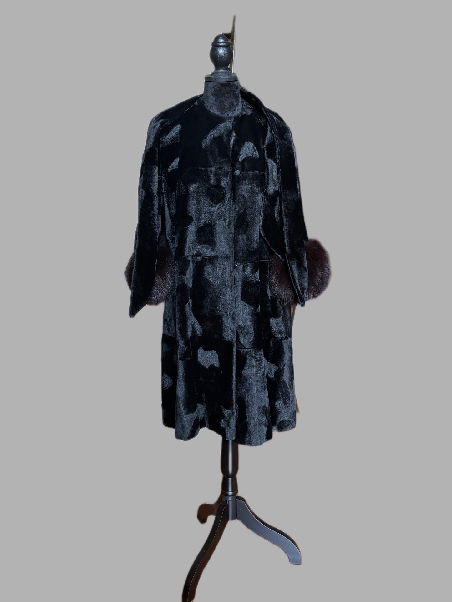 Lilly Anne Coat with Fur Cuffs
