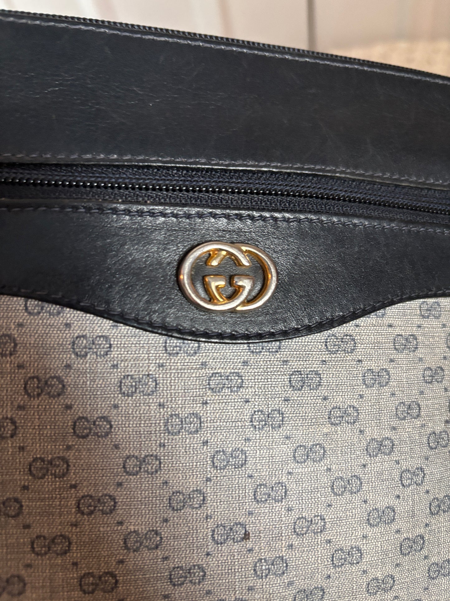 Vintage Gucci Micro GG Crossbody Bag