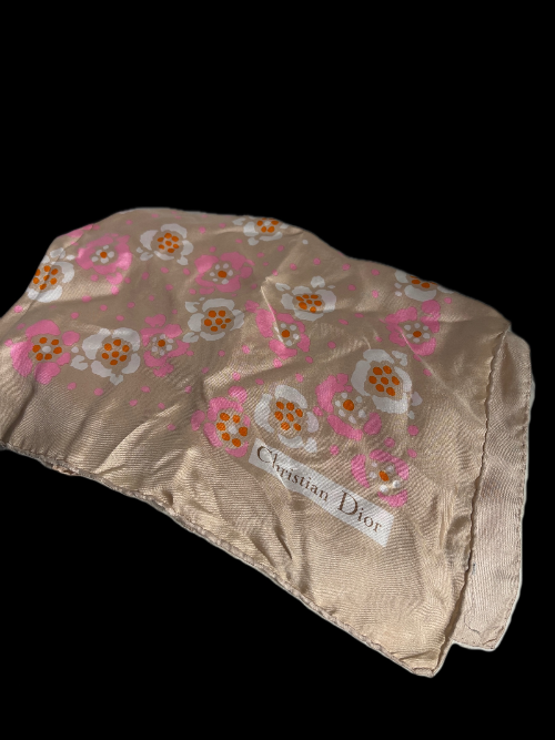 Vintage Christian Dior Silk Scarf