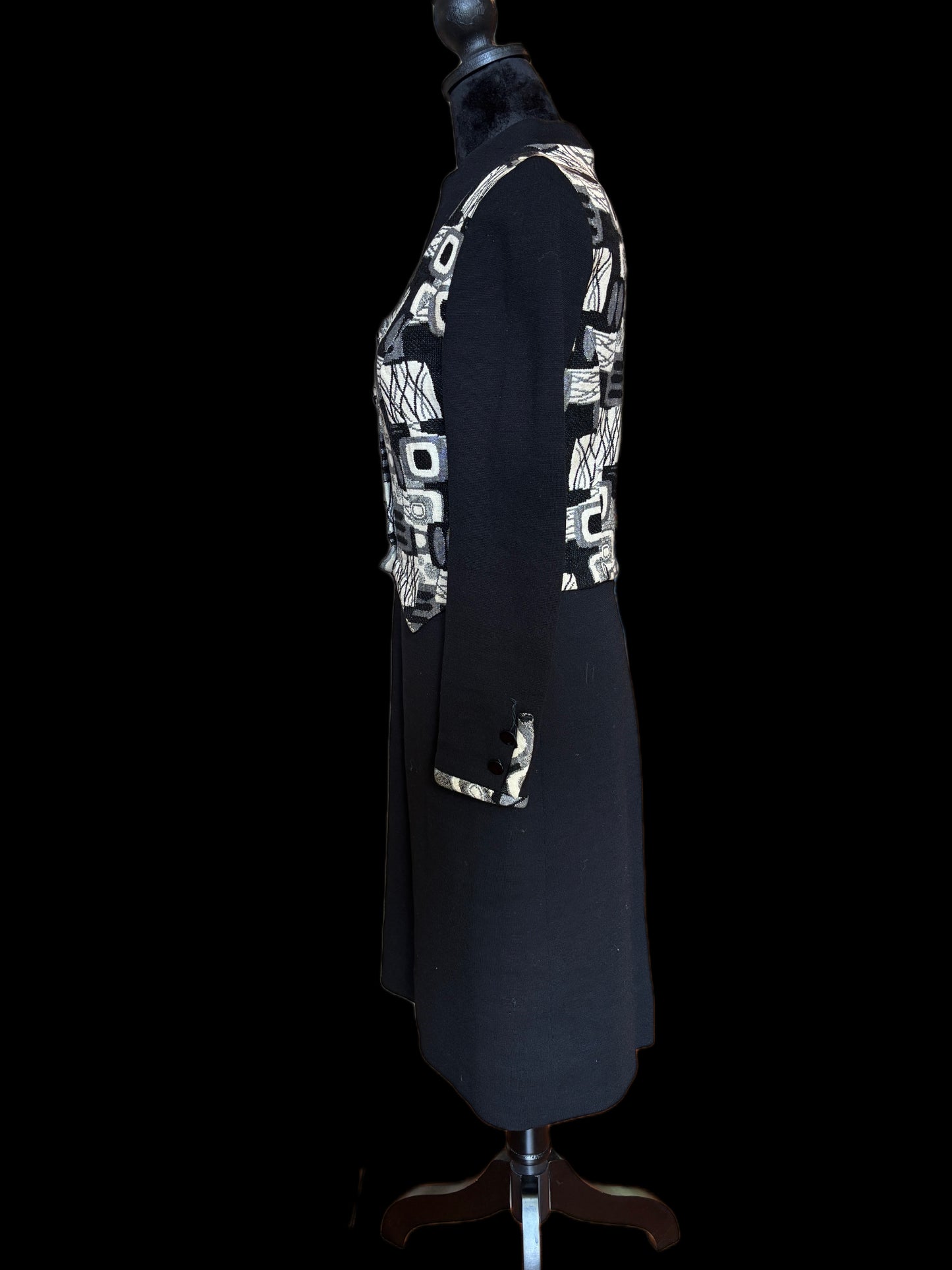Vintage Lilly Ann Patterned Cape and Dress