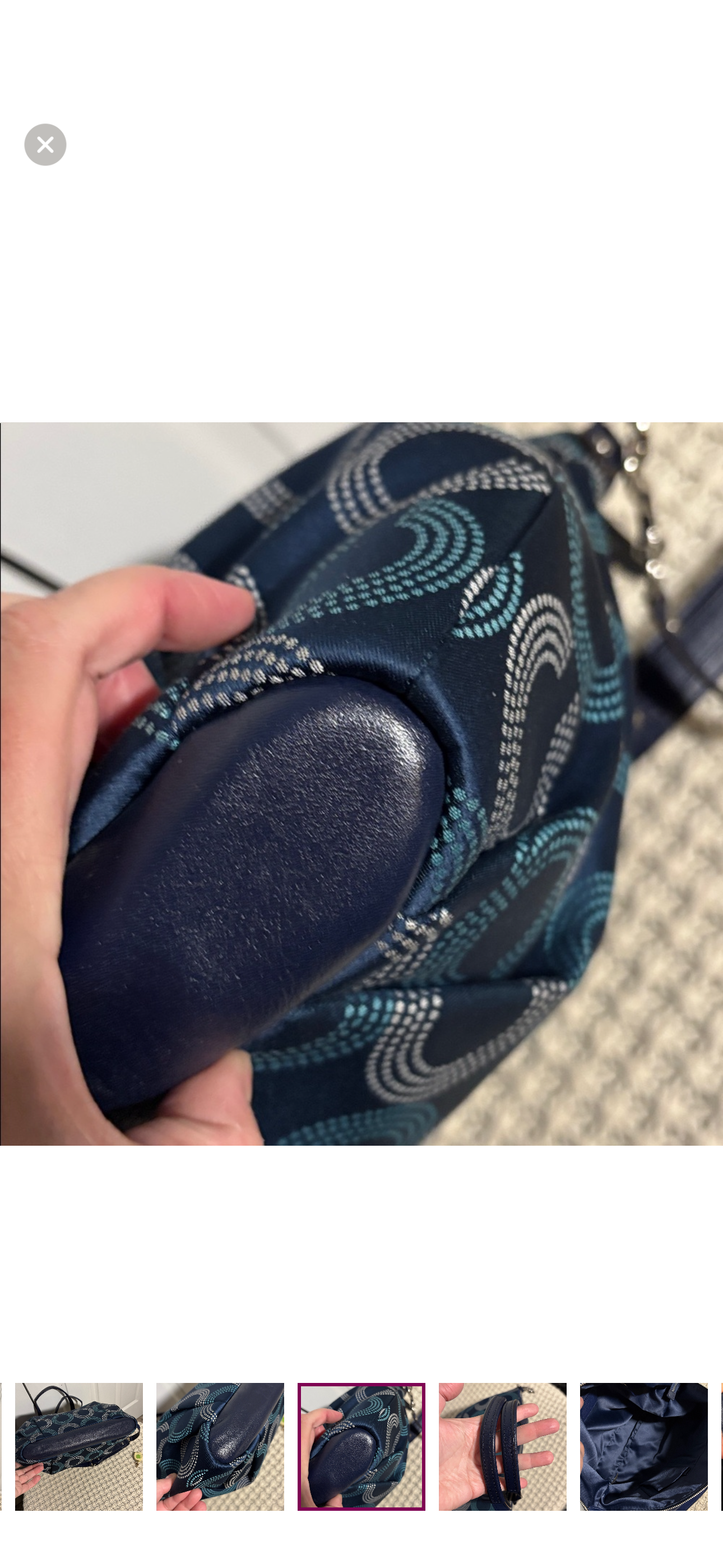 Coach Ashley Dotted Op Art North South Satchel