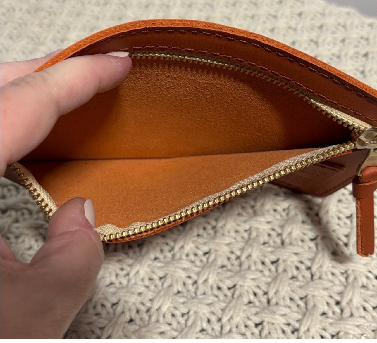 NWOT Portland Leather Goods Adriana Wristlet