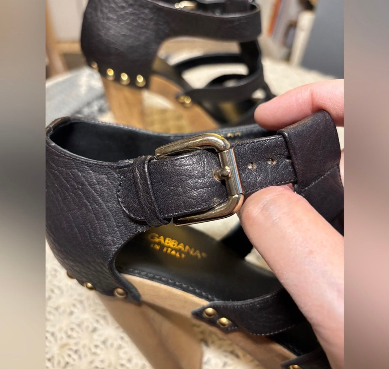 EUC Dolce & Gabbana Strappy Sandals