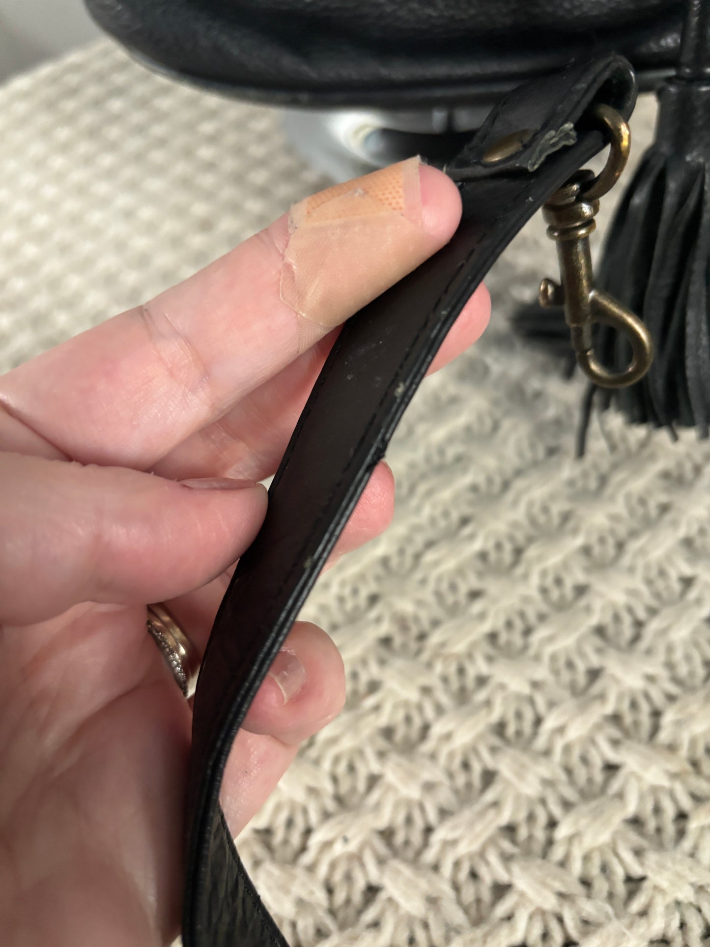 Boden Leather Bucket Bag