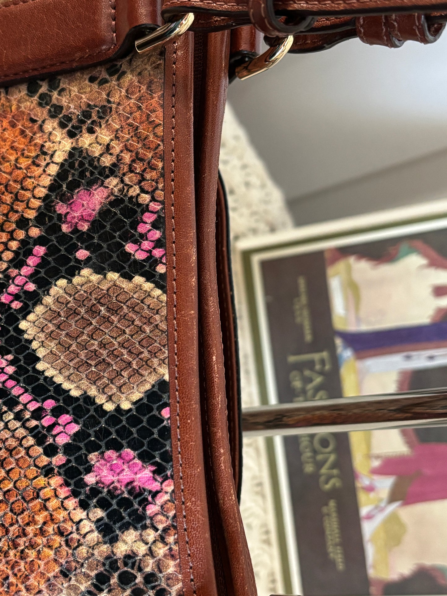 Brahmin Snake Print Tote