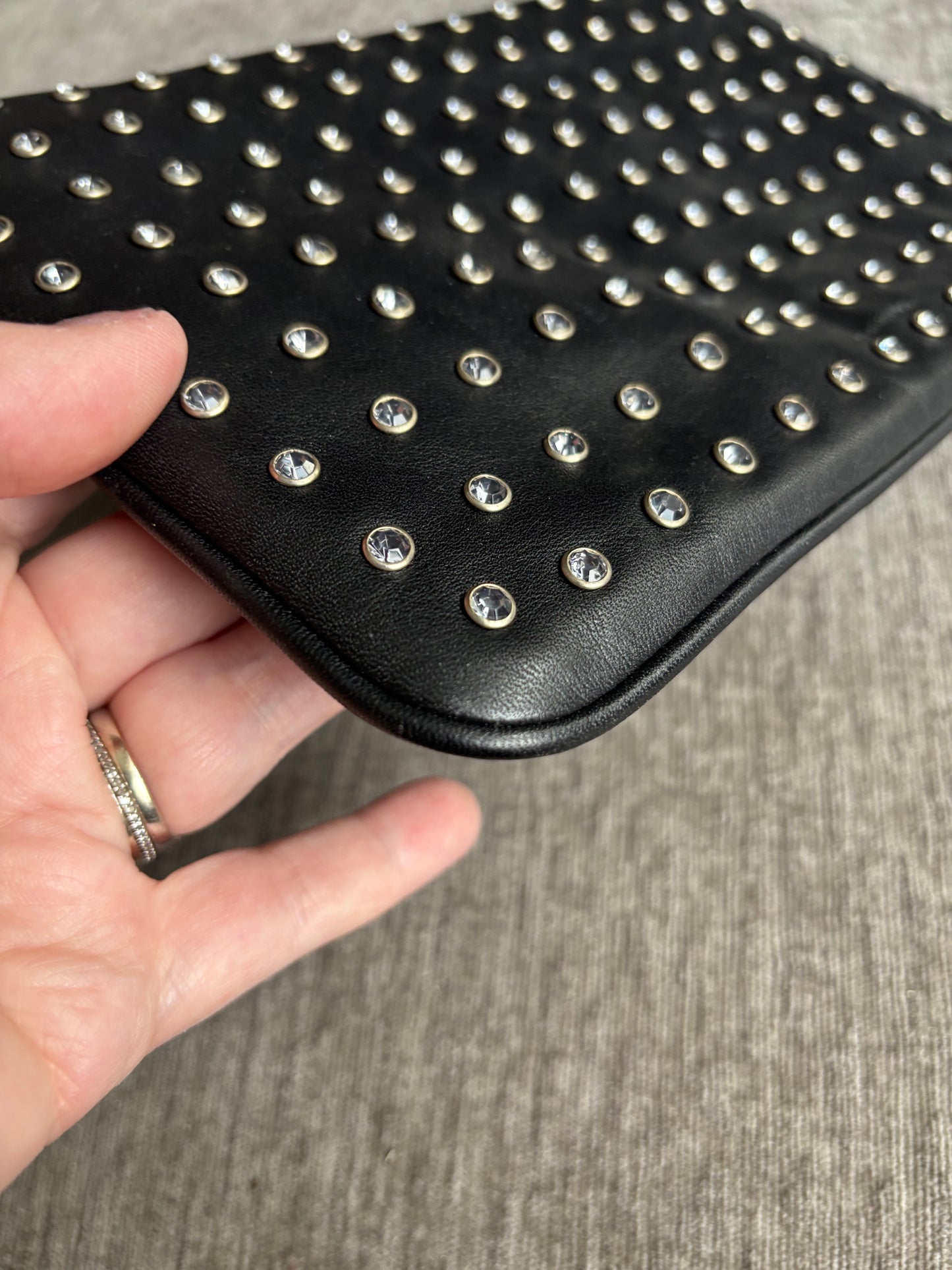 NWOT Brian Atwood Jeweled Clutch