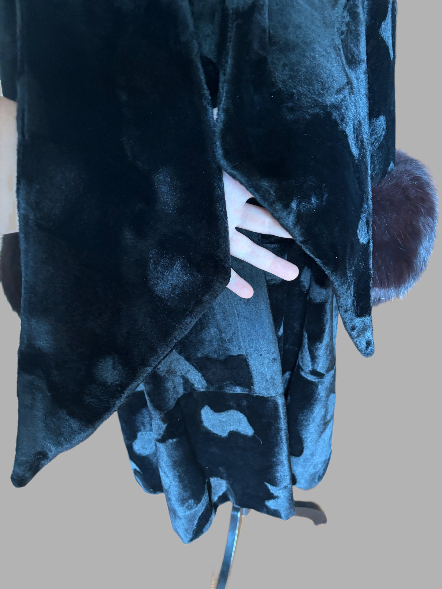 Lilly Anne Coat with Fur Cuffs