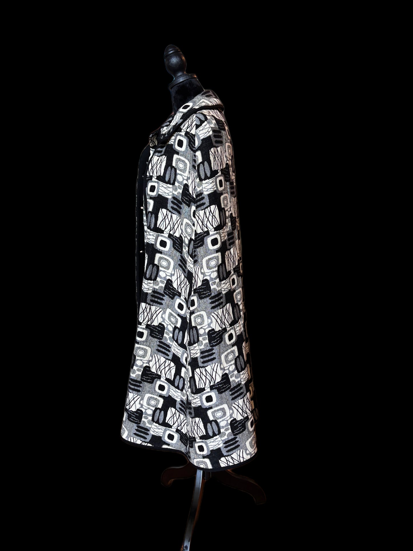 Vintage Lilly Ann Patterned Cape and Dress