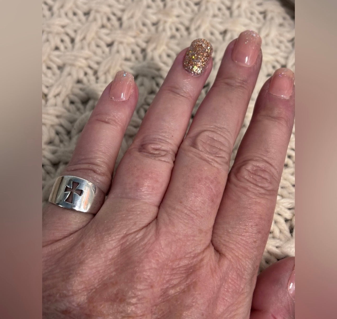 Sterling Silver (.925) Cross Ring