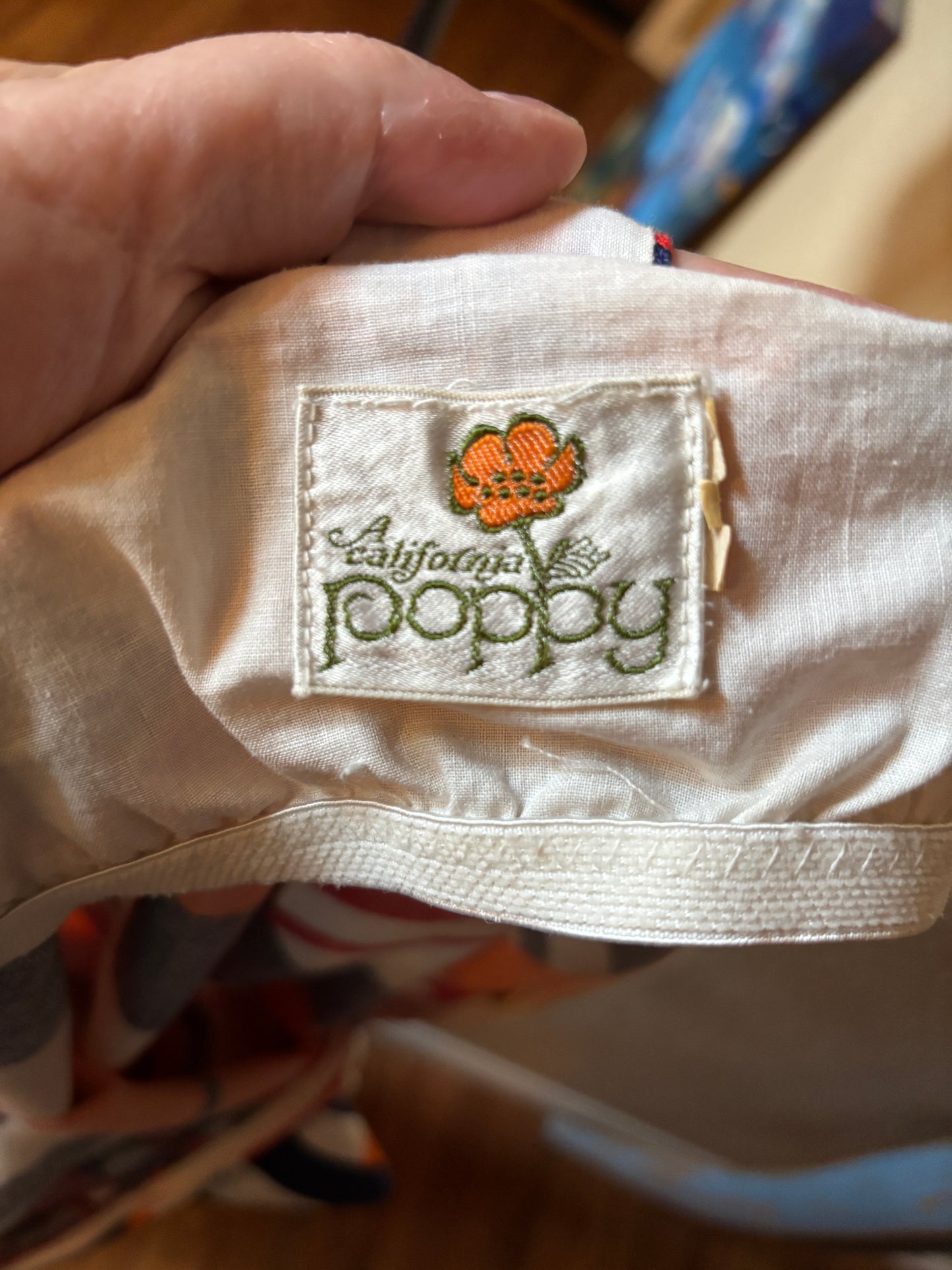 A California Poppy Vintage Dress