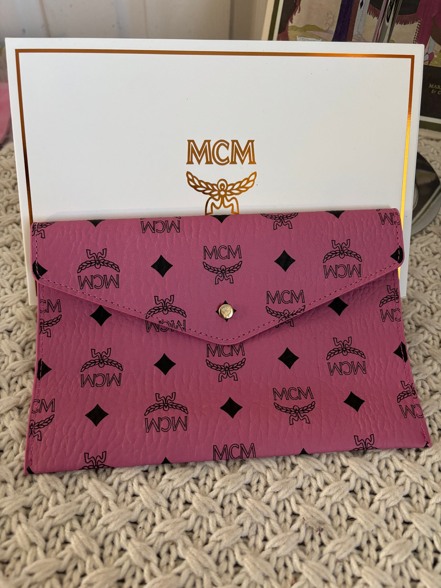 New in Box MCM Envelope Clutch