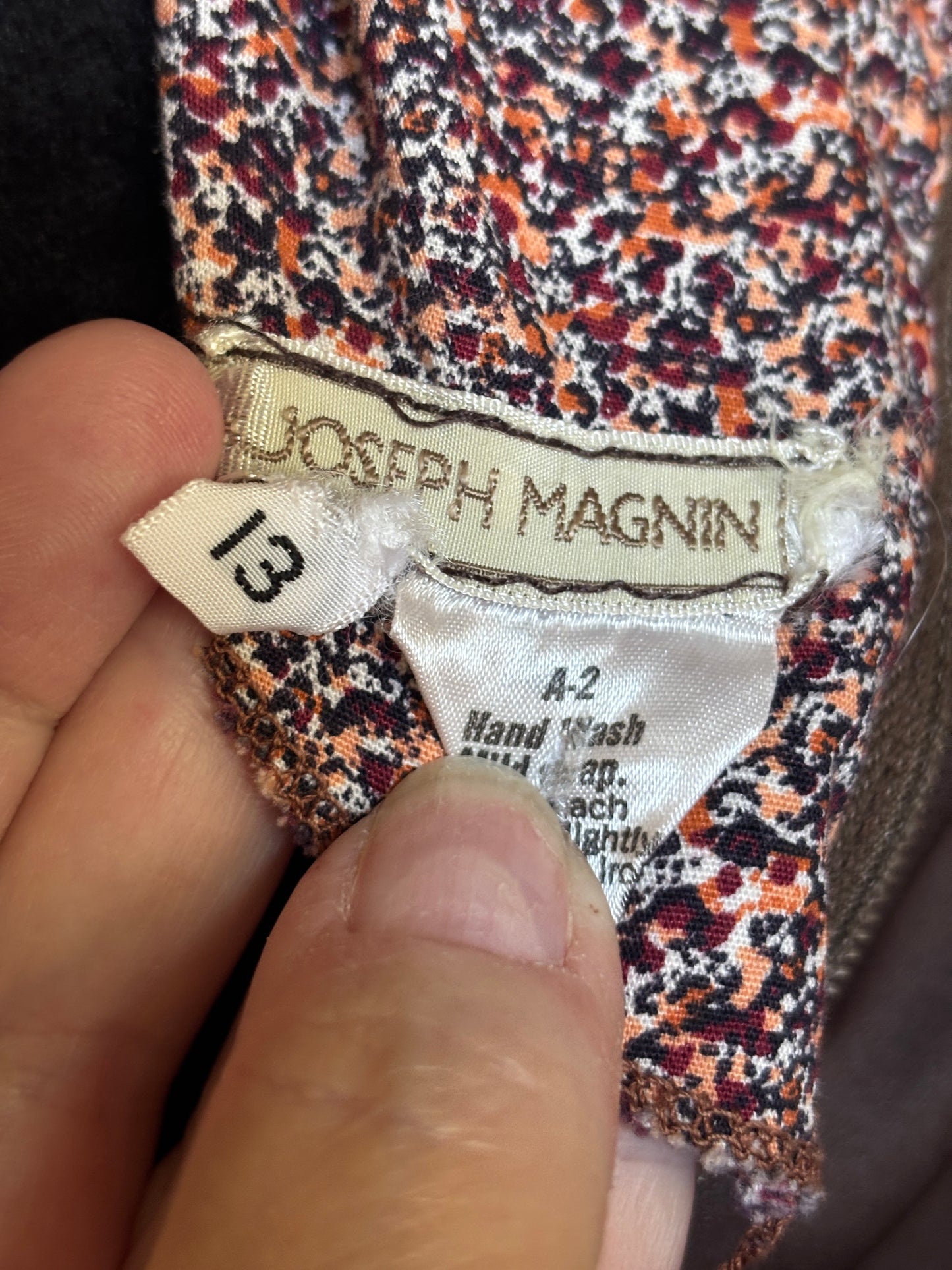 Vintage Joseph Magnin Dress