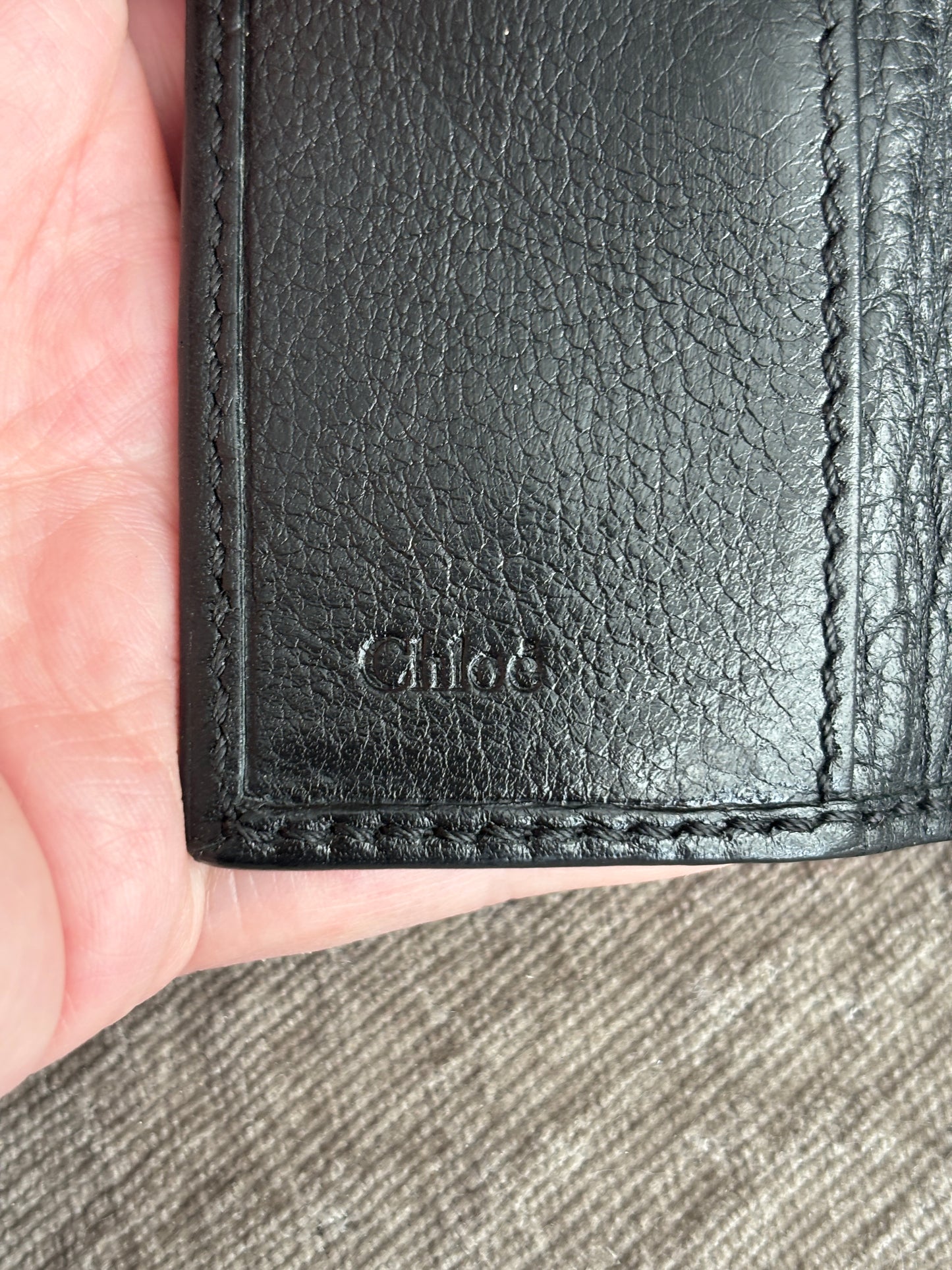 Chloe Leather Key Holder