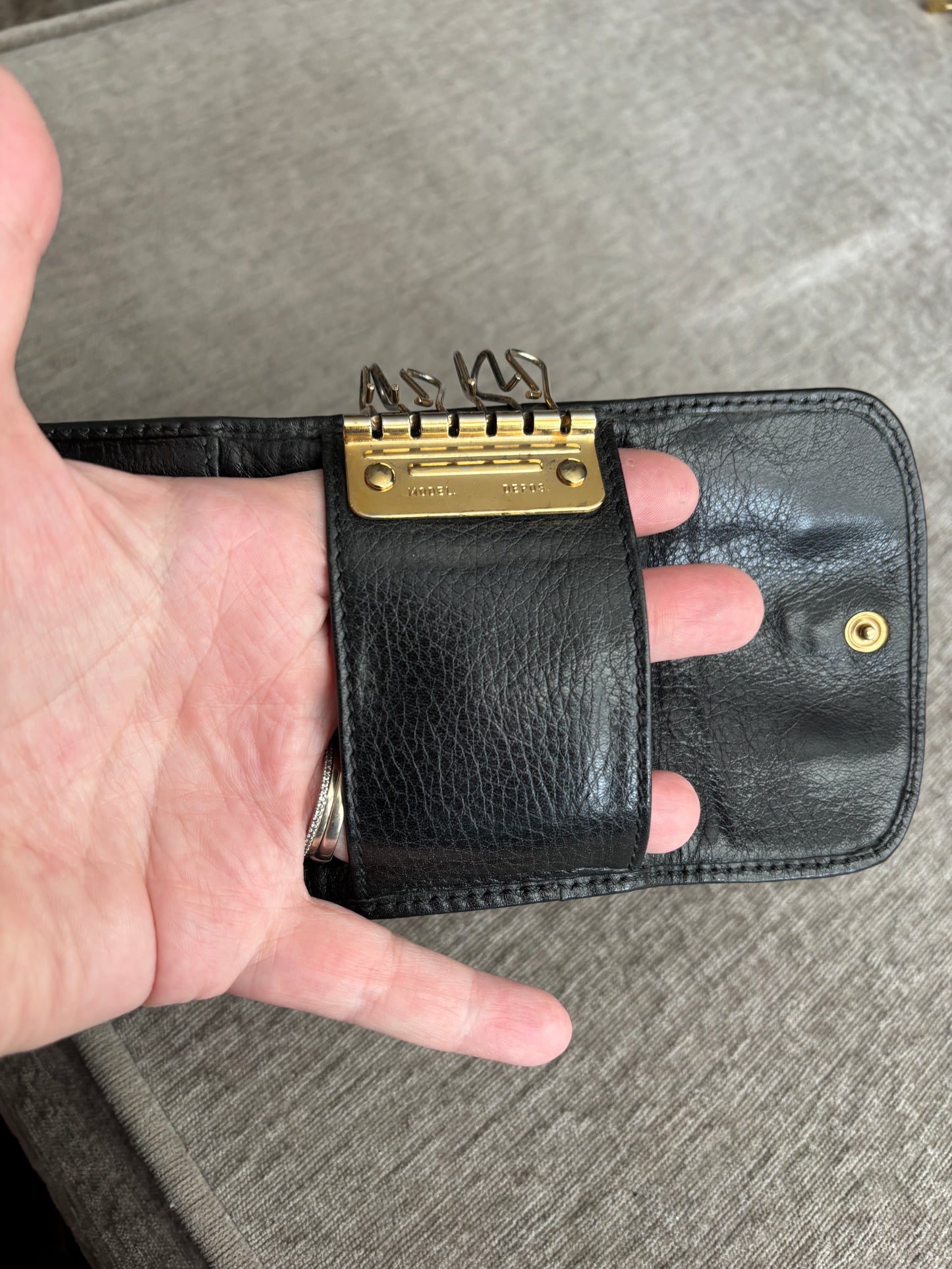 Chloe Leather Key Holder